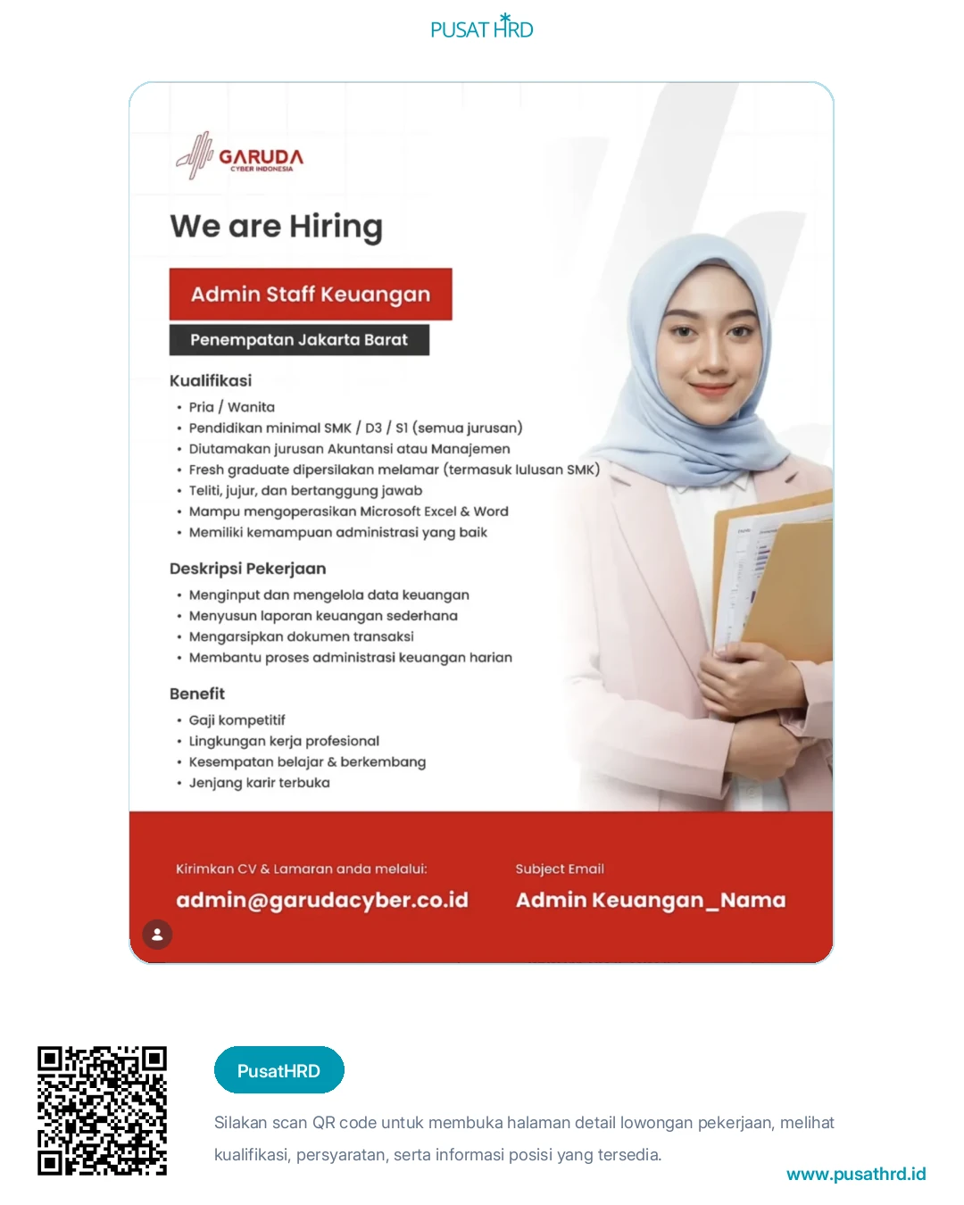 Lowongan Kerja Admin Staff Keuangan di Kota Pekanbaru, Riau