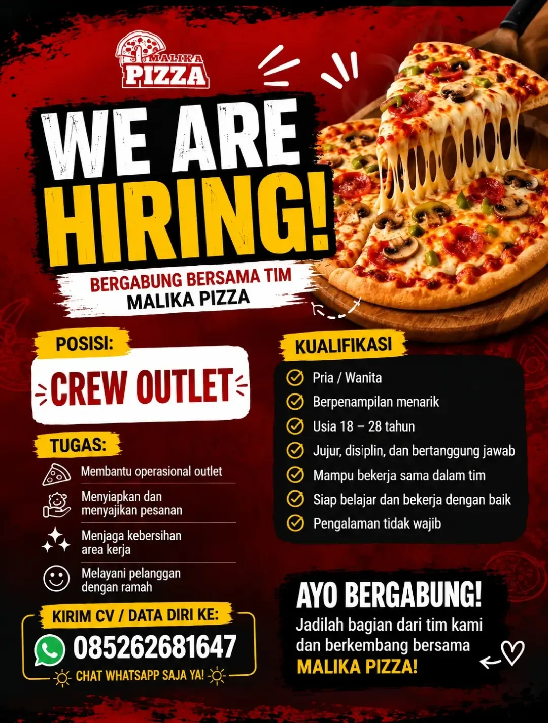 Lowongan Kerja Crew Outlet di Kota Banda Aceh, Aceh